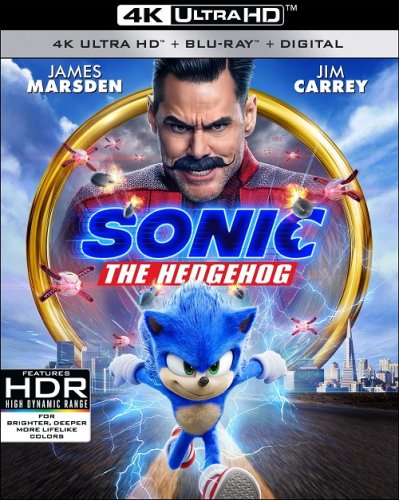 Соник в кино / Sonic the Hedgehog (2020) UHD BDRemux 2160p от селезень | 4K | HDR | Dolby Vision TV | Лицензия